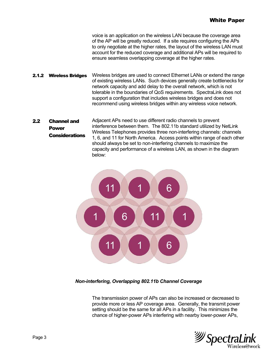 SpectraLink NetLink Wireless Telephones Best Practices White Paper Wireless Telephone User Manual | Page 4 / 19