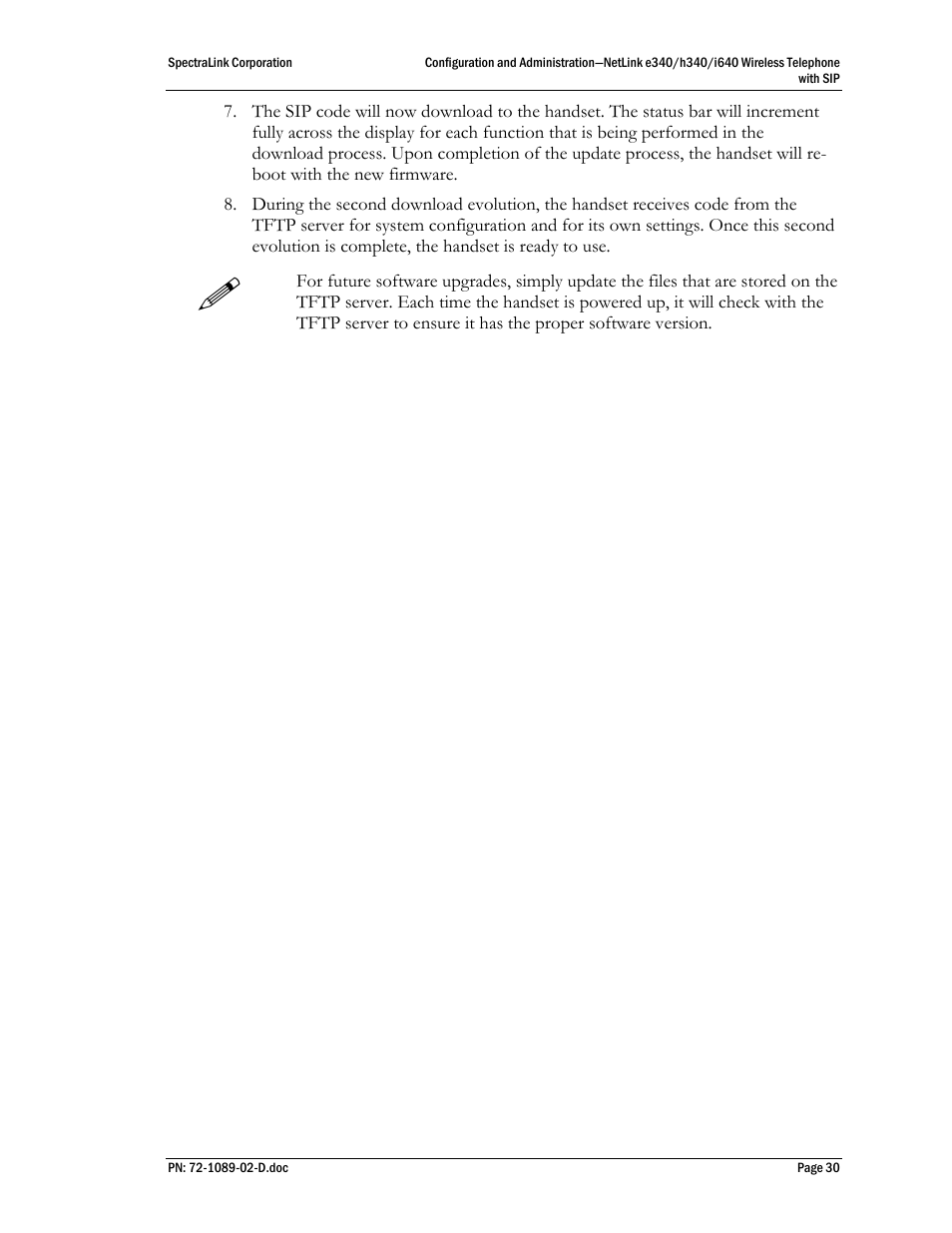 SpectraLink h340 User Manual | Page 30 / 61