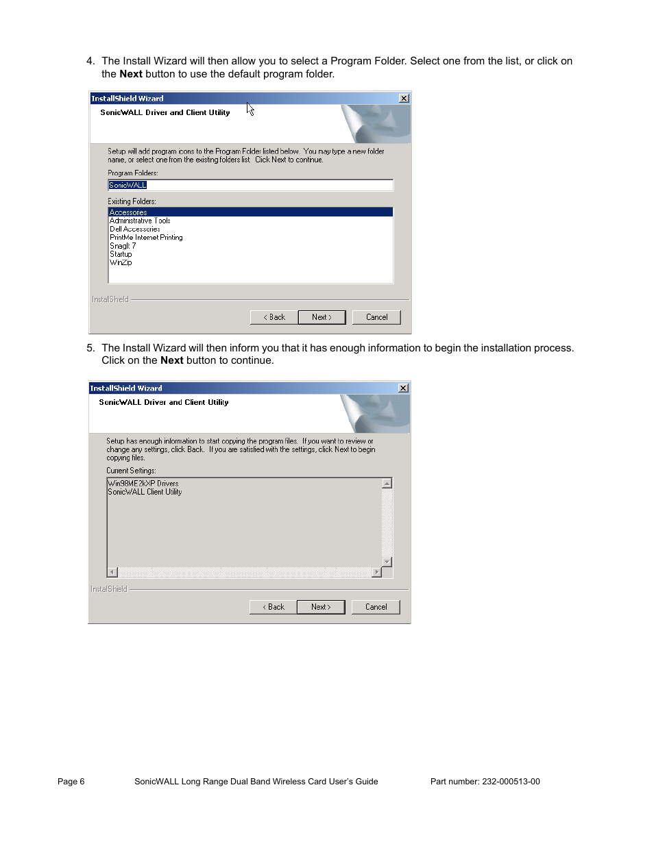 SonicWALL Wireless Card User Manual | Page 7 / 26