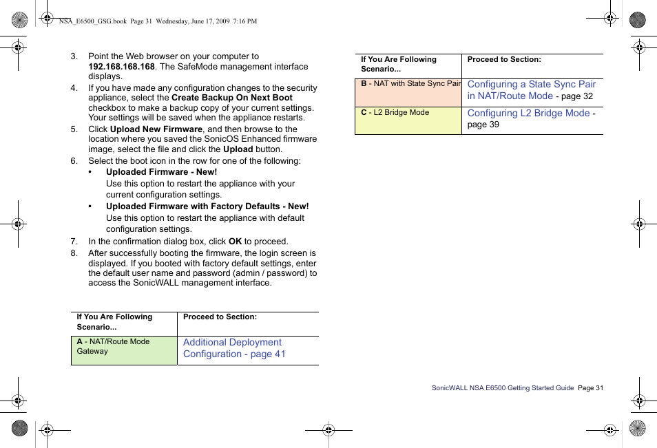 SonicWALL EClass NSA E6500 User Manual | Page 32 / 78