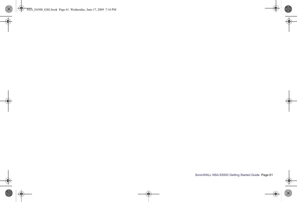 SonicWALL EClass NSA E6500 User Manual | Page 62 / 78