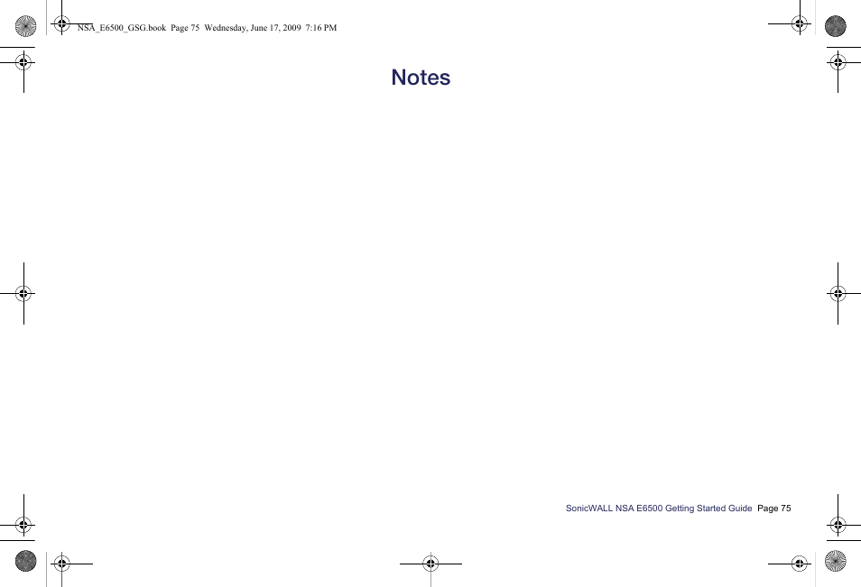 SonicWALL EClass NSA E6500 User Manual | Page 76 / 78