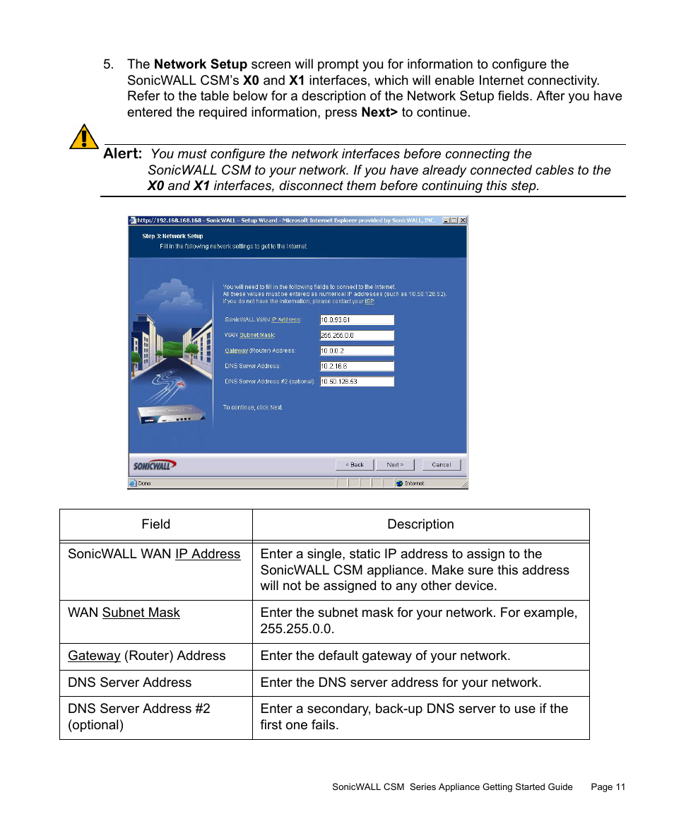 SonicWALL Content Security Manager 2200 User Manual | Page 12 / 44