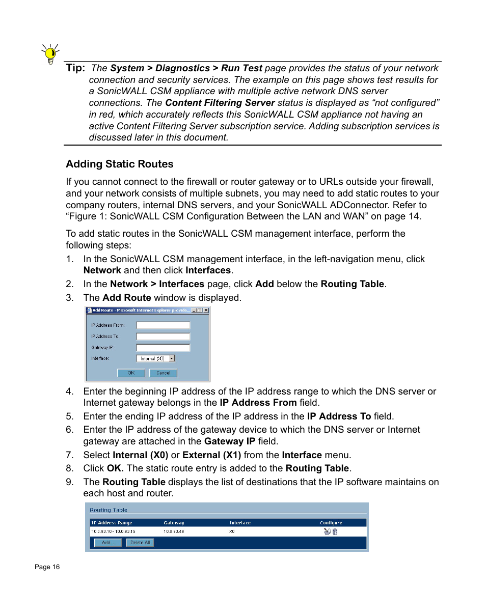 SonicWALL Content Security Manager 2200 User Manual | Page 17 / 44