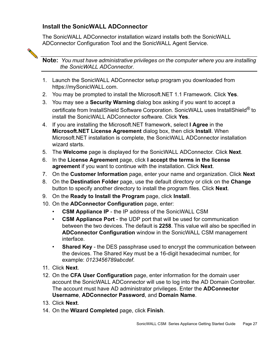 SonicWALL Content Security Manager 2200 User Manual | Page 28 / 44