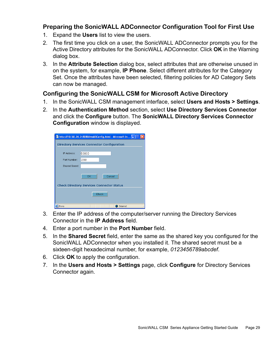 SonicWALL Content Security Manager 2200 User Manual | Page 30 / 44
