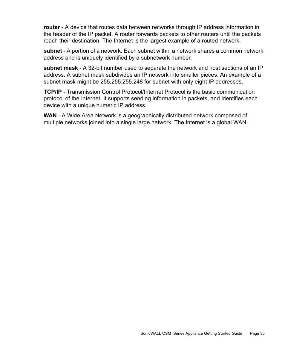 SonicWALL Content Security Manager 2200 User Manual | Page 36 / 44