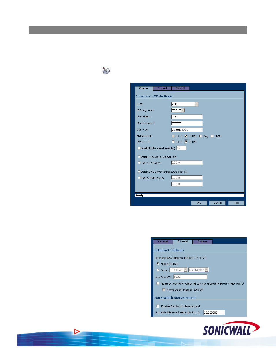 Security zones - configuration | SonicWALL OS 2.x User Manual | Page 5 / 20