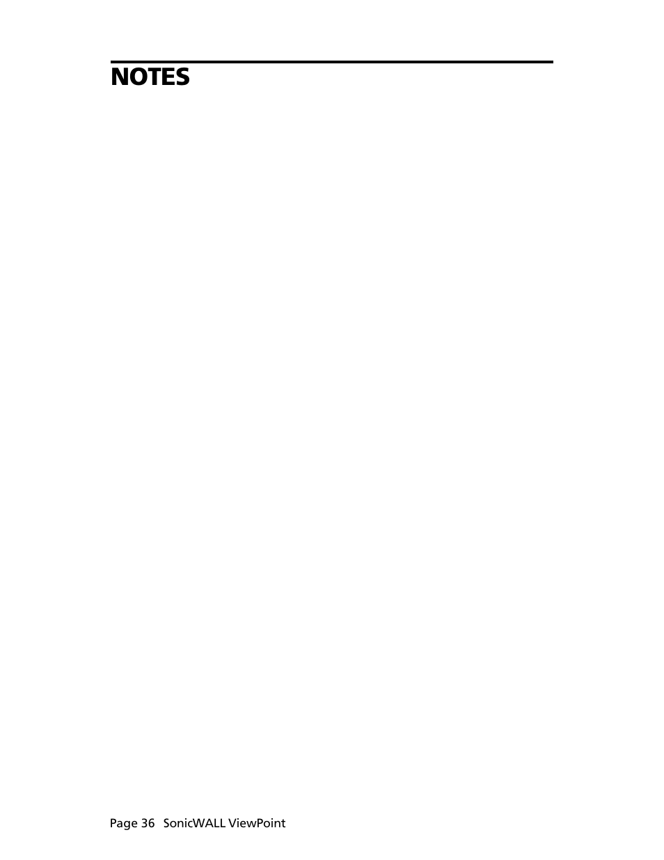 SonicWALL ViewPoint User Manual | Page 37 / 37