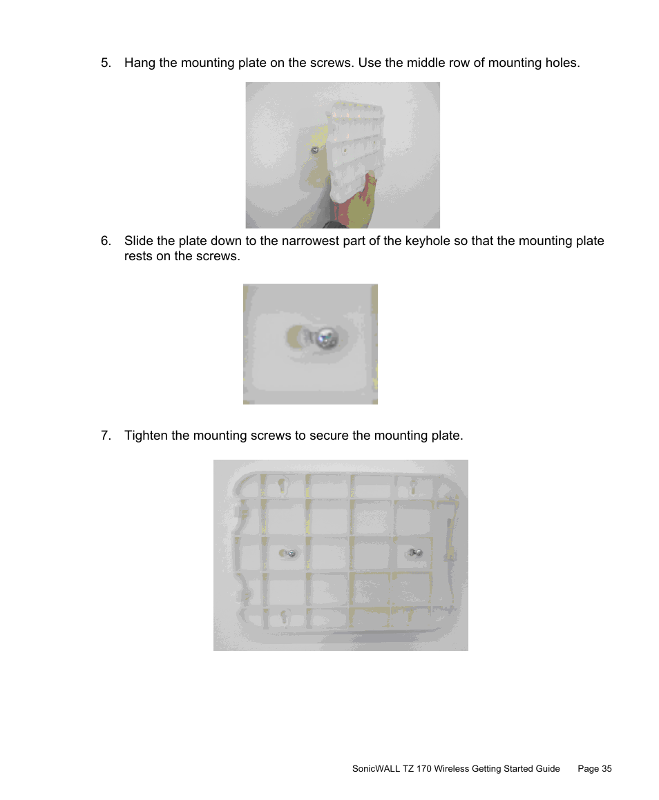 SonicWALL TZ 170 User Manual | Page 36 / 42