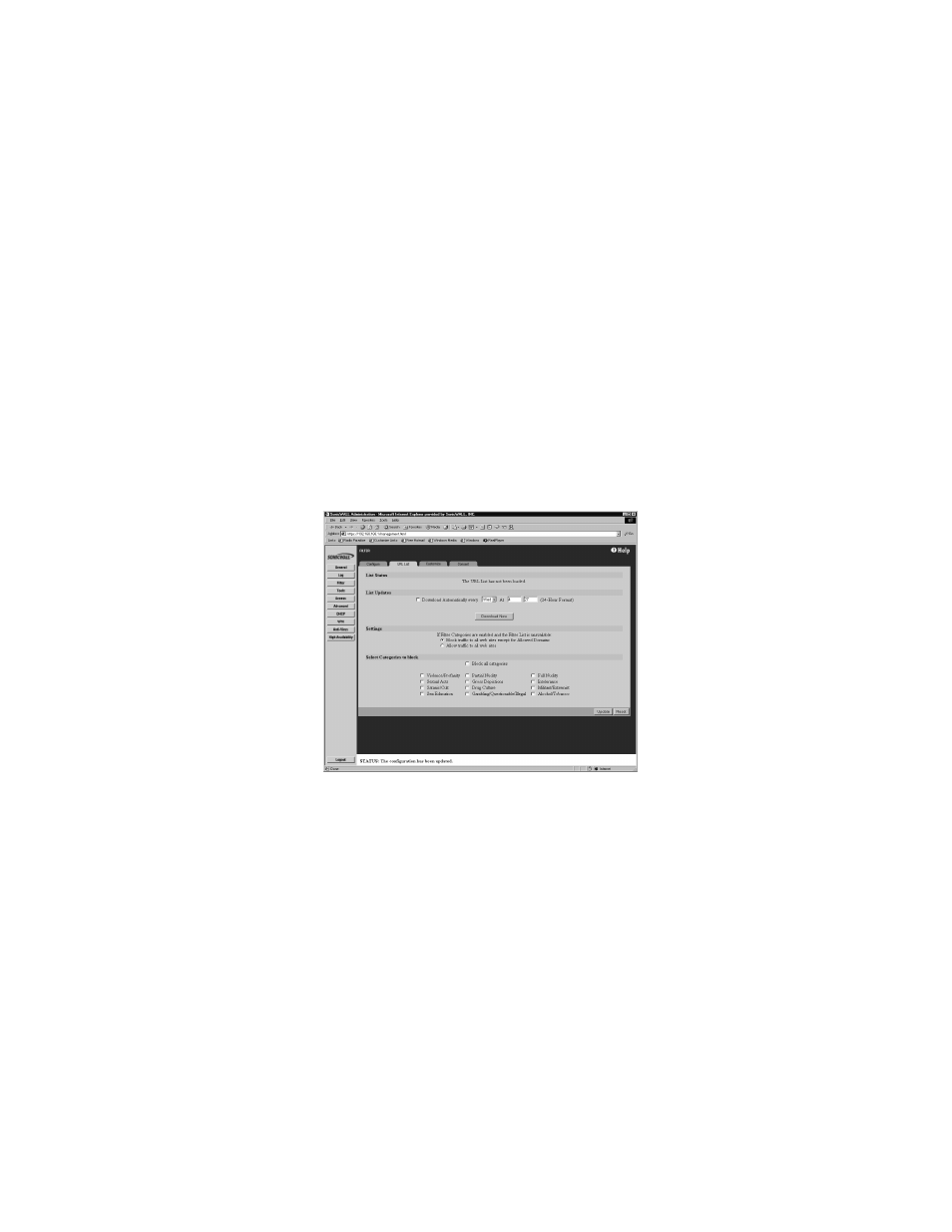 Url list | SonicWALL Internet Security Appliances User Manual | Page 100 / 293