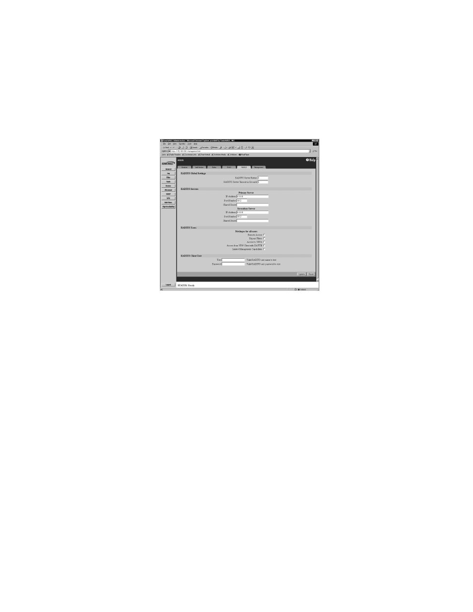Radius | SonicWALL Internet Security Appliances User Manual | Page 142 / 293