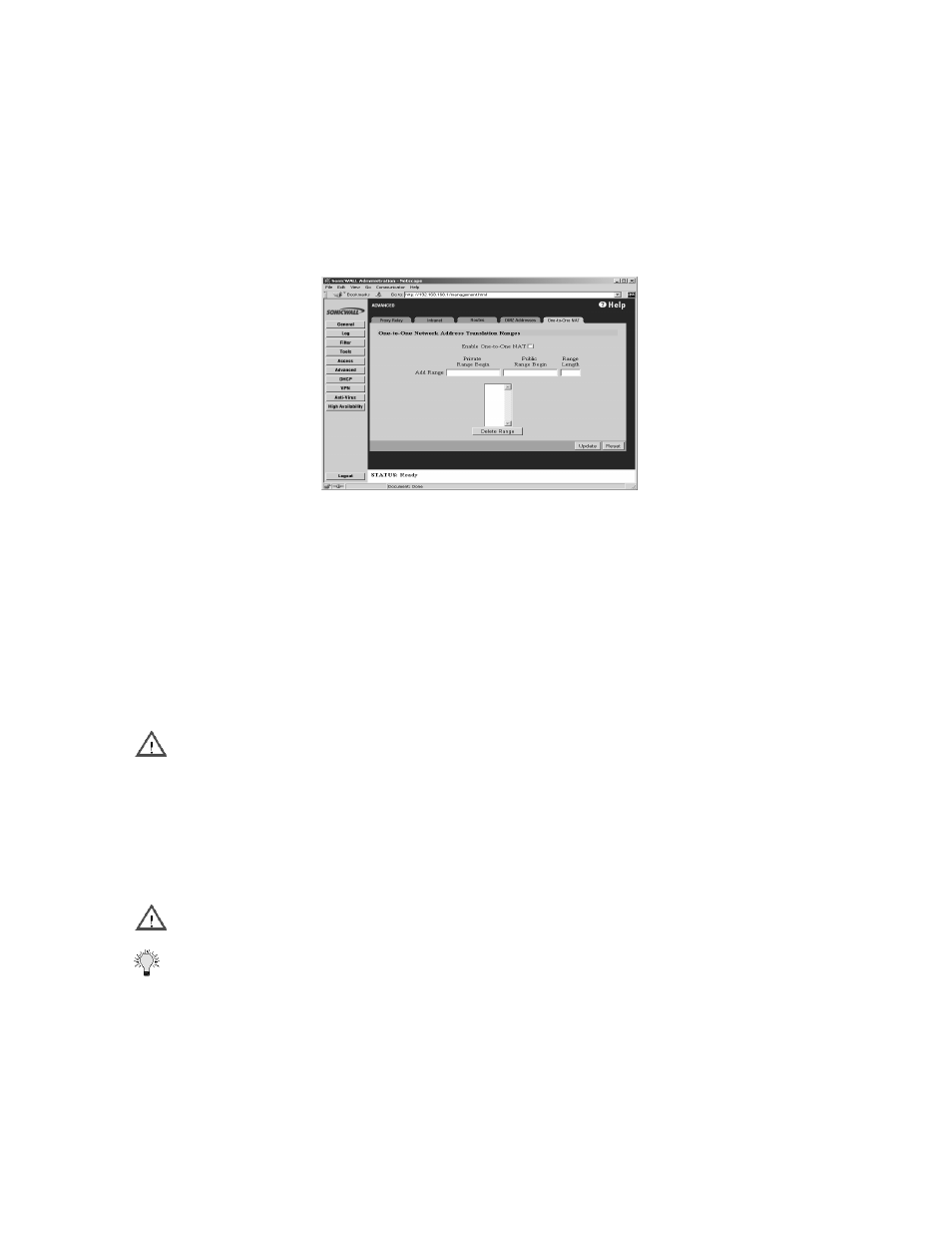 One-to-one nat | SonicWALL Internet Security Appliances User Manual | Page 159 / 293