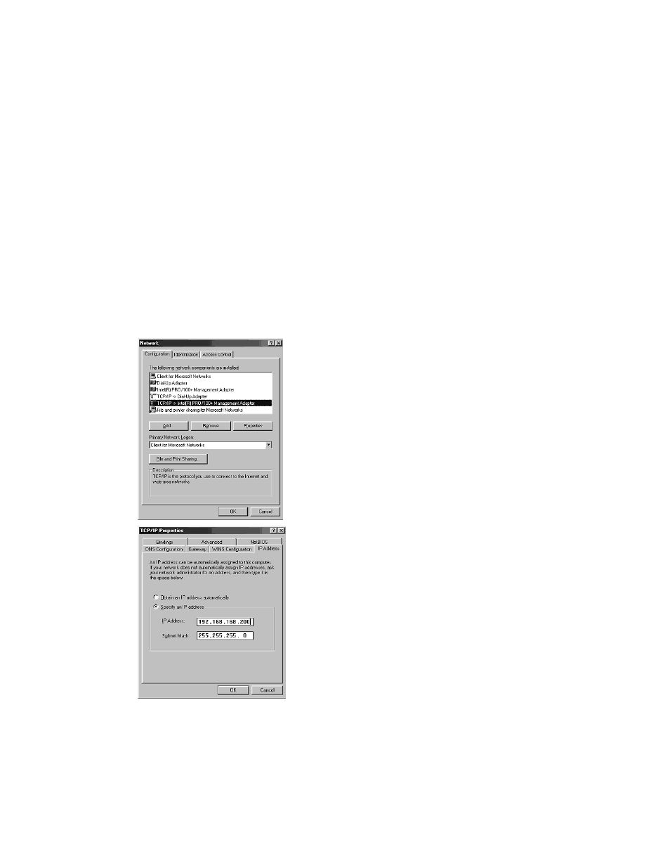 Appendix e - configuring tcp/ip settings | SonicWALL Internet Security Appliances User Manual | Page 268 / 293