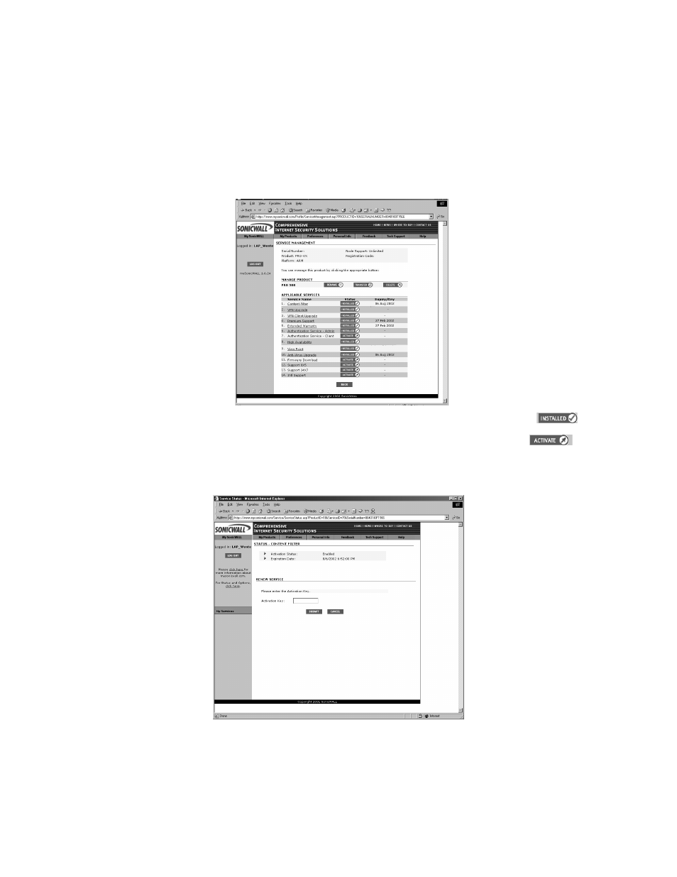 SonicWALL Internet Security Appliances User Manual | Page 56 / 293