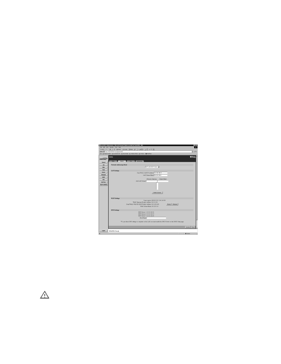 Nat with dhcp client configuration | SonicWALL Internet Security Appliances User Manual | Page 80 / 293