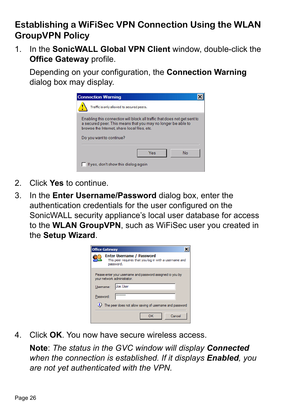 SonicWALL TZ 150 Wireless User Manual | Page 27 / 38