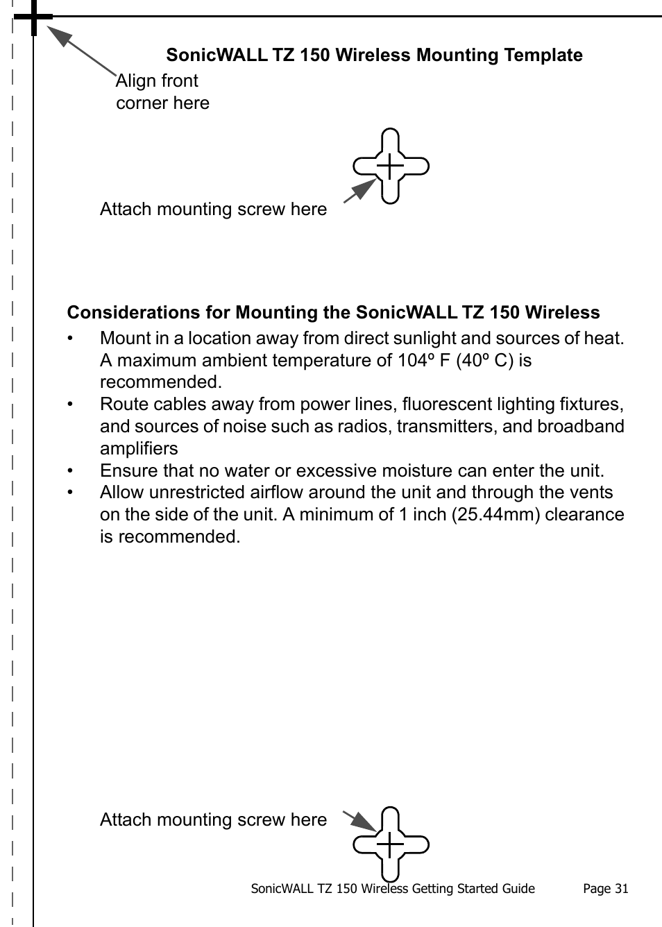 SonicWALL TZ 150 Wireless User Manual | Page 32 / 38