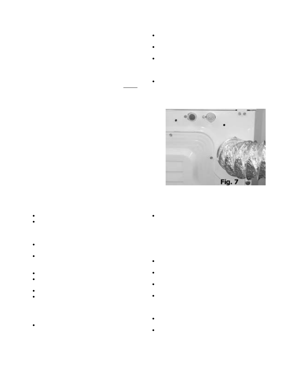 Exhausting, Optional air outlet filter, Important safety instructions | Splendide WD802M User Manual | Page 6 / 16