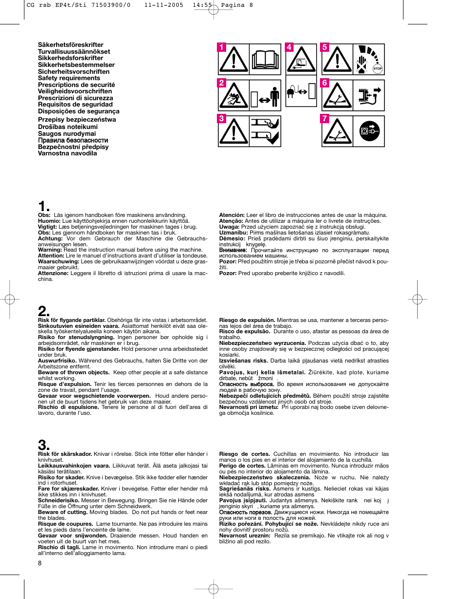 Stiga COLLECTOR 43S User Manual | Page 10 / 15