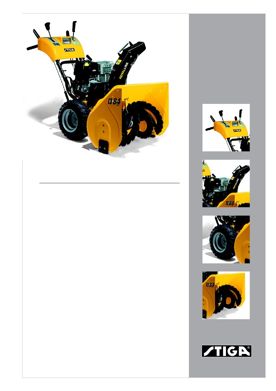 Stiga CHASSE-NEIGE 18-2862-26 User Manual | 2 pages