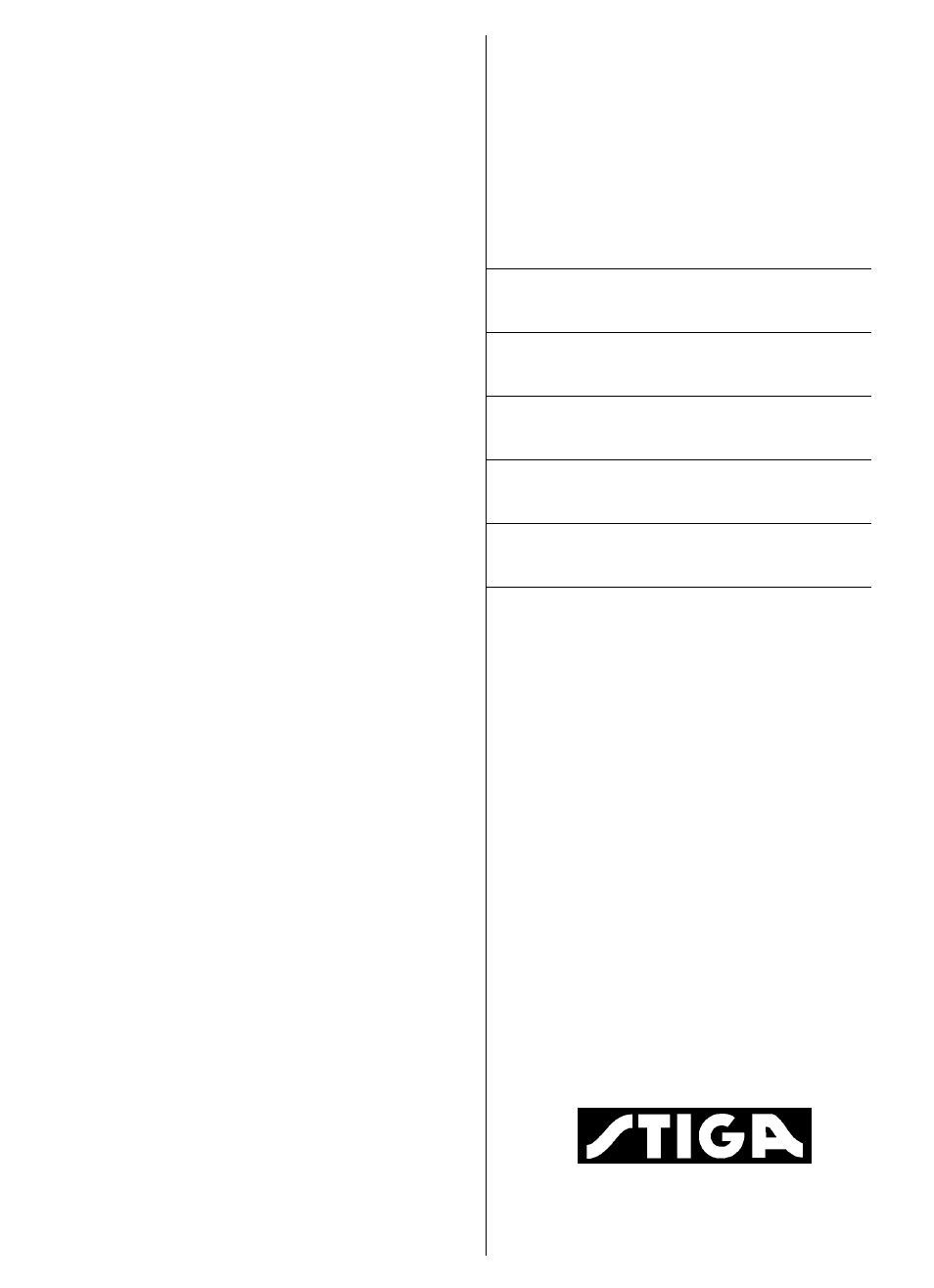 Stiga 8211-0288-01 User Manual | 11 pages