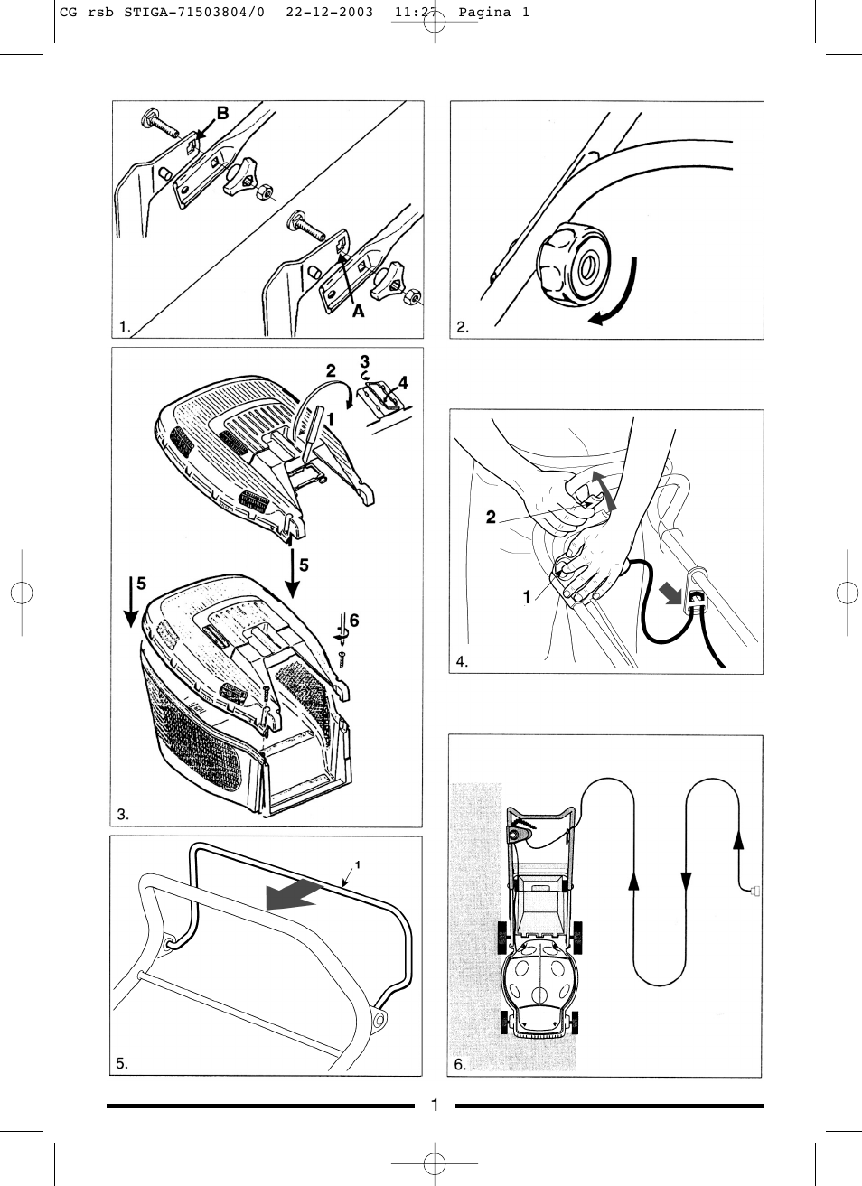 Stiga LADYBIRD 45EL User Manual | Page 2 / 8