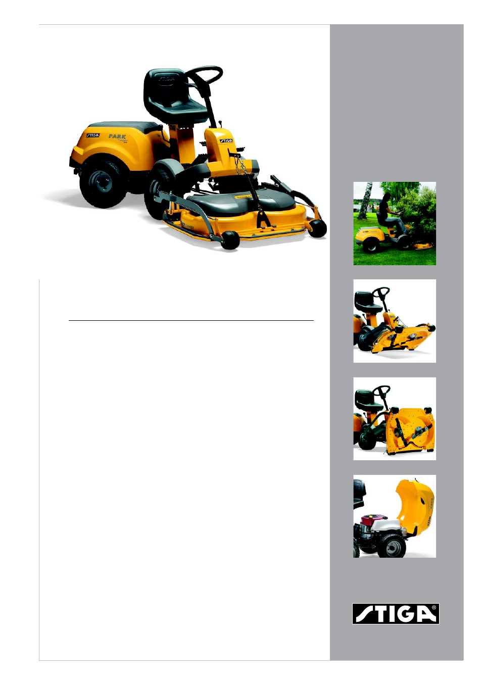 Stiga PARK COMPACT 16 13-6103-19 User Manual | 2 pages
