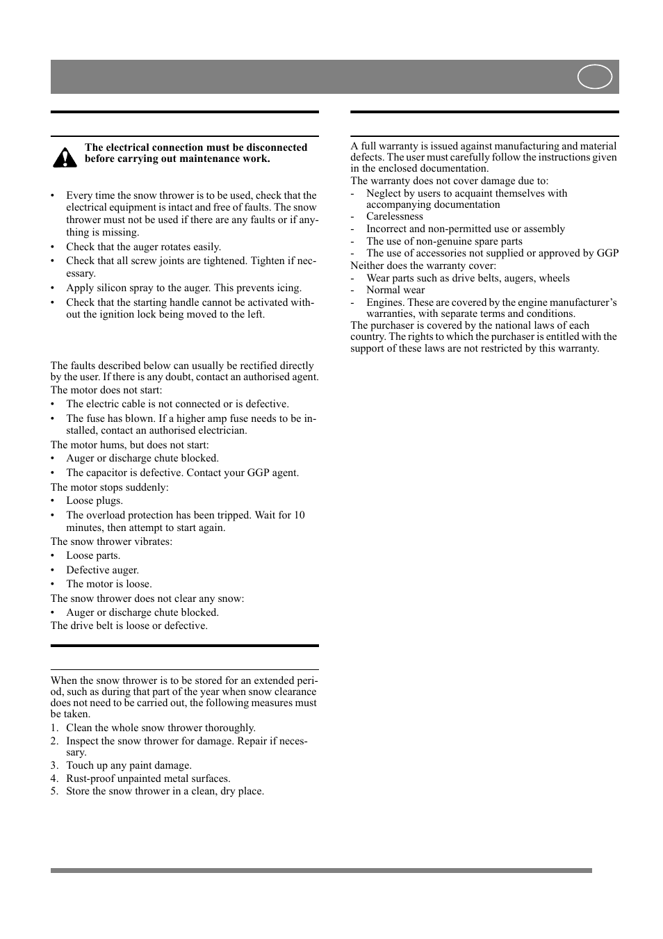 English | Stiga 8218-2218-71 User Manual | Page 7 / 8