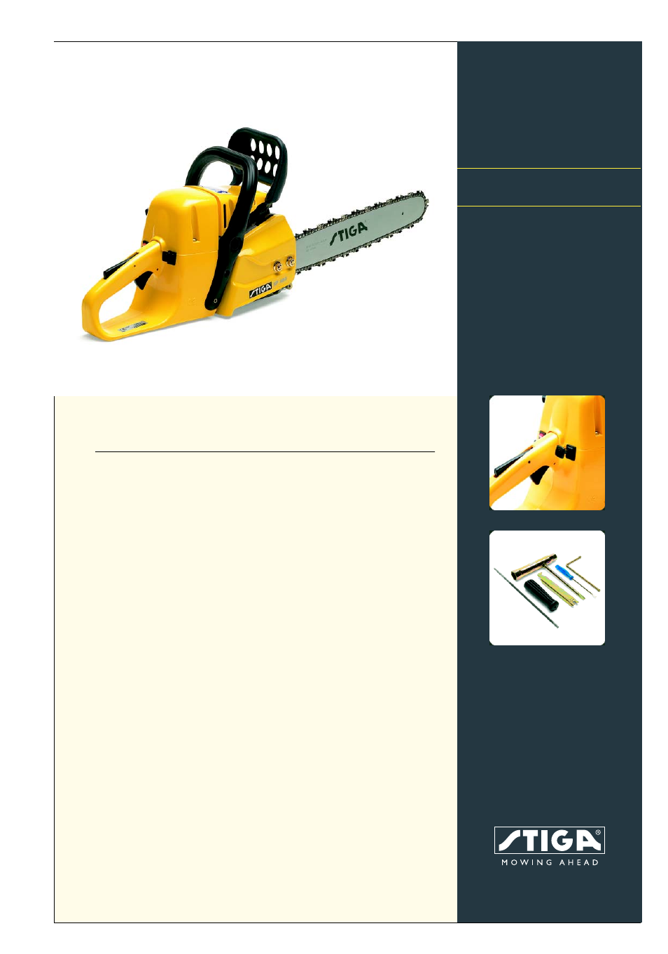 Stiga SP 460 User Manual | 2 pages