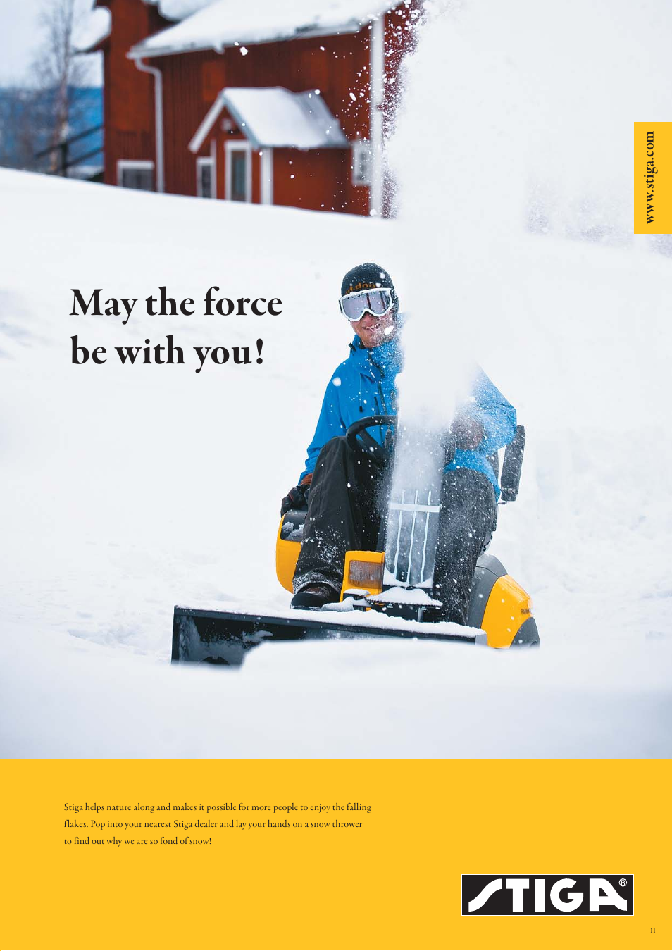 May the force be with you | Stiga Snow Throwers User Manual | Page 11 / 20