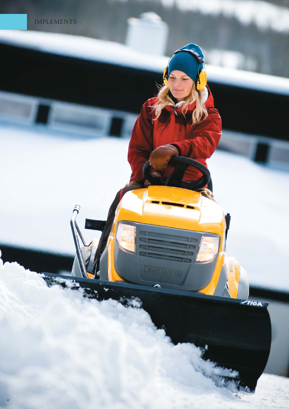 Implements | Stiga Snow Throwers User Manual | Page 12 / 20