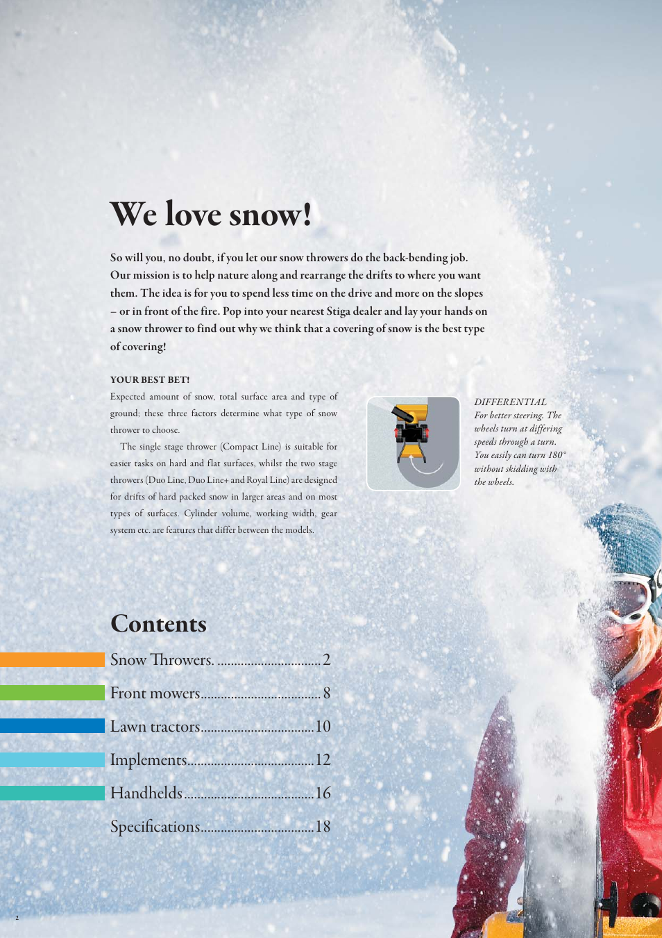 Stiga Snow Throwers User Manual | Page 2 / 20