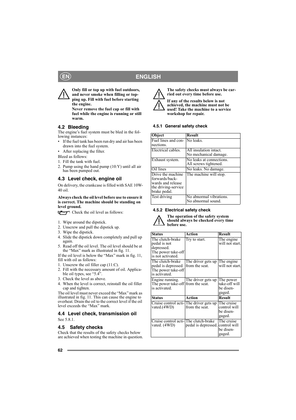 English | Stiga 8211-0007-70 User Manual | Page 11 / 17