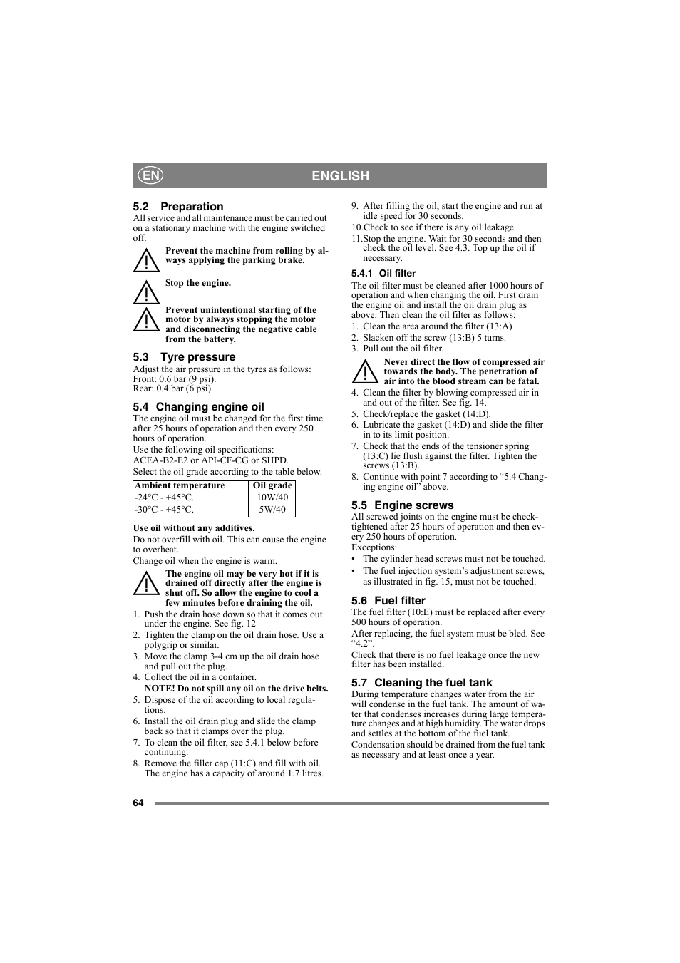 English | Stiga 8211-0007-70 User Manual | Page 13 / 17