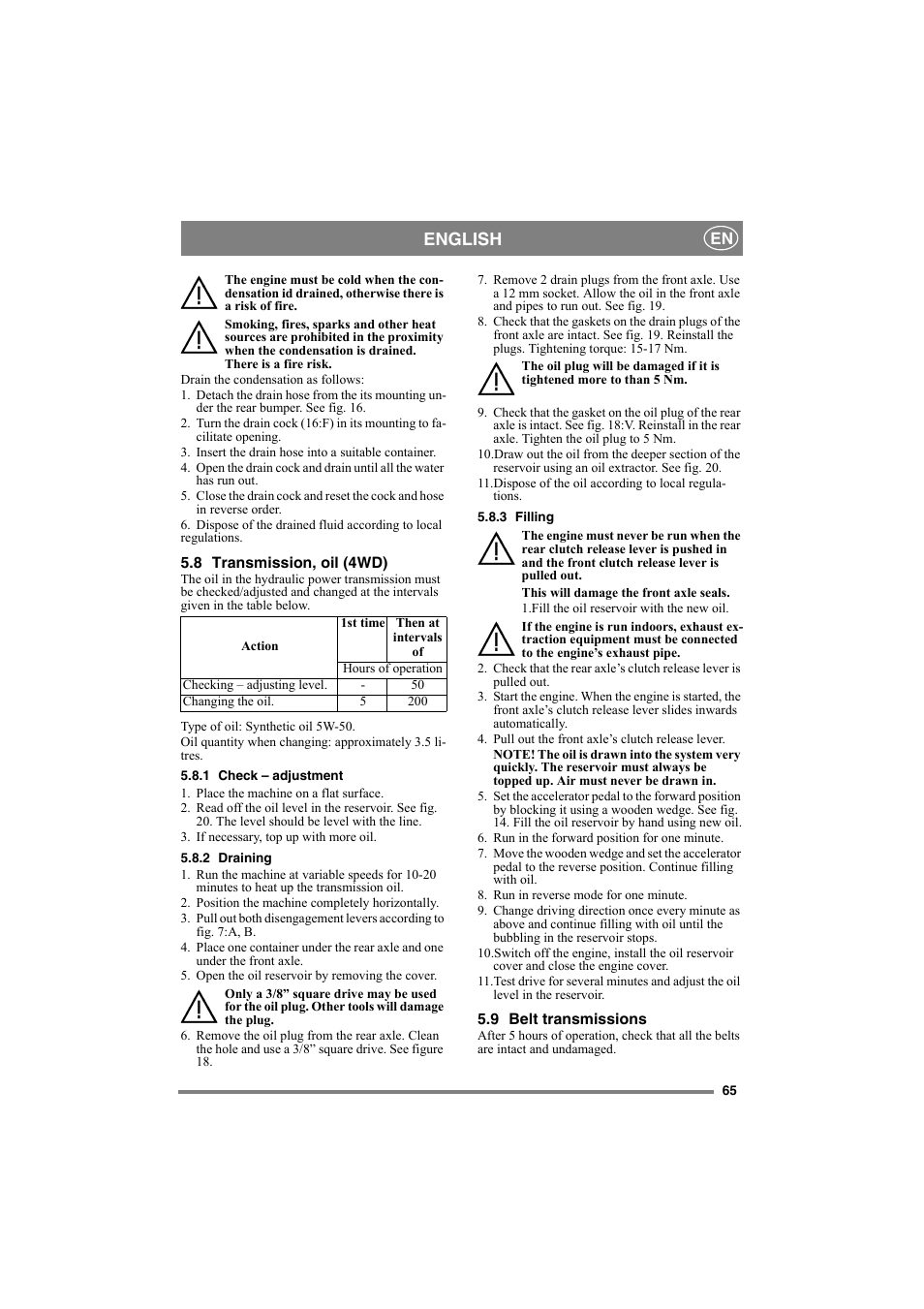 English | Stiga 8211-0007-70 User Manual | Page 14 / 17