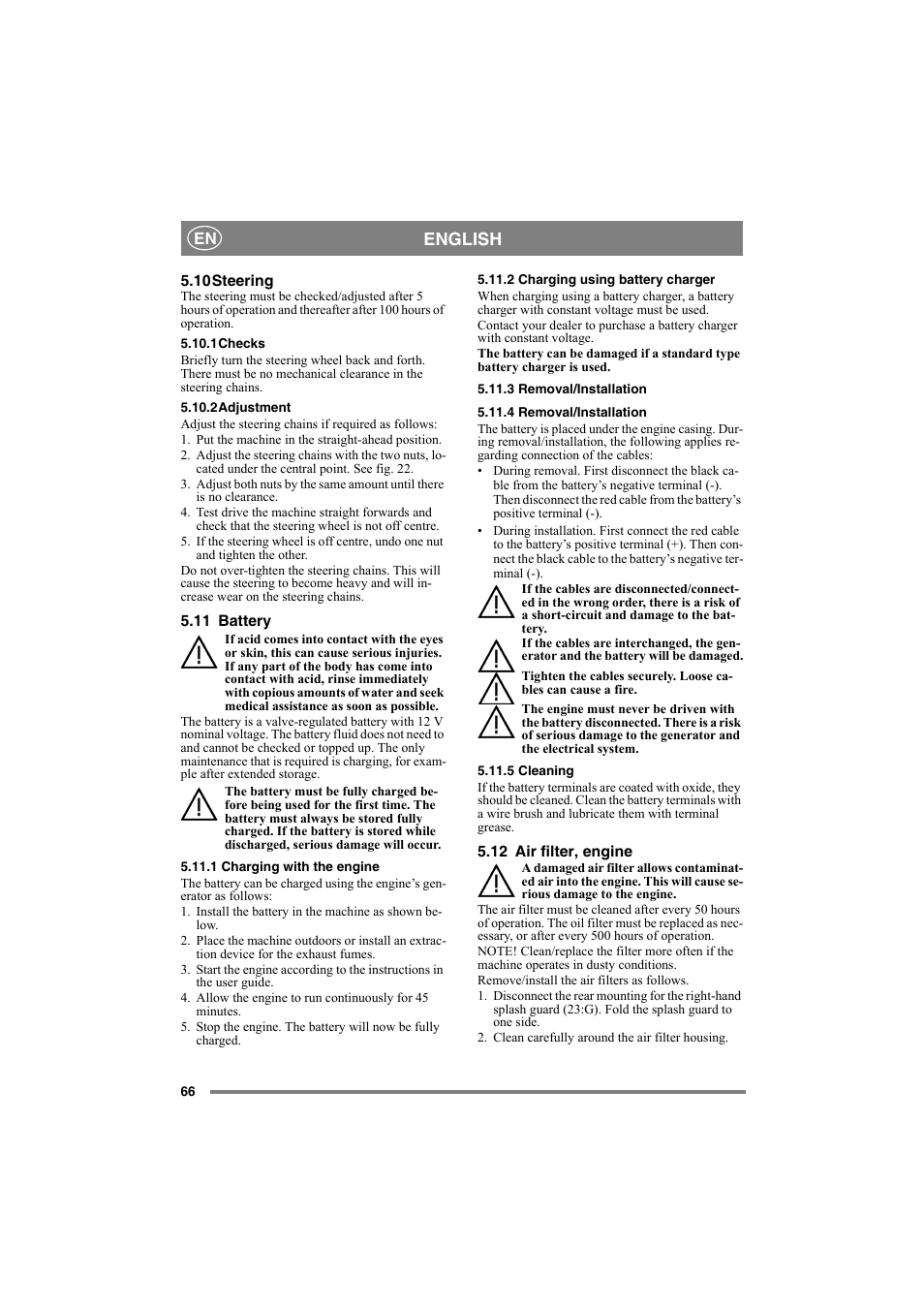 English | Stiga 8211-0007-70 User Manual | Page 15 / 17