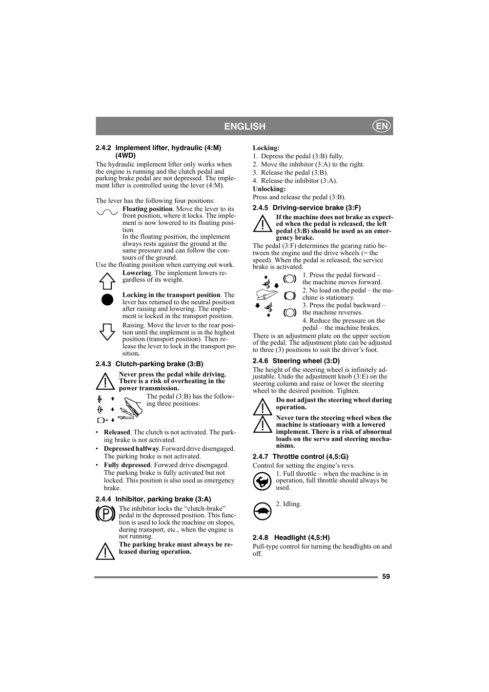 English | Stiga 8211-0007-70 User Manual | Page 8 / 17