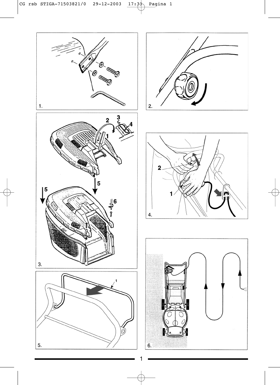 Stiga COLLECTOR 45SCOMBIEL User Manual | Page 2 / 8