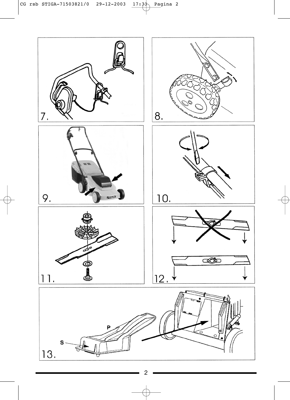 Stiga COLLECTOR 45SCOMBIEL User Manual | Page 3 / 8