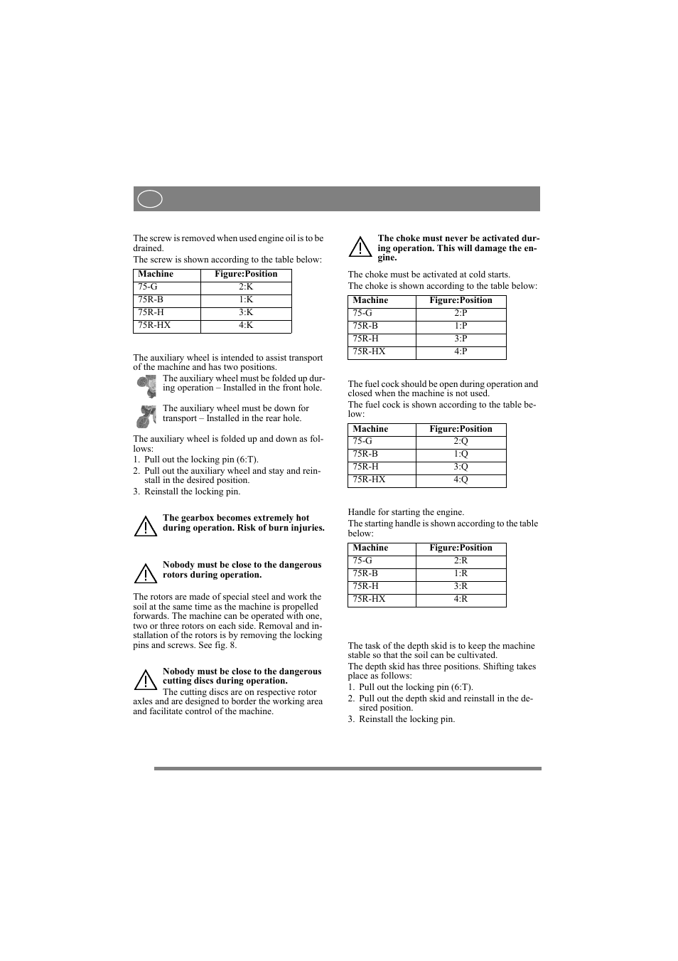 English | Stiga SILEX 75R-B User Manual | Page 7 / 10