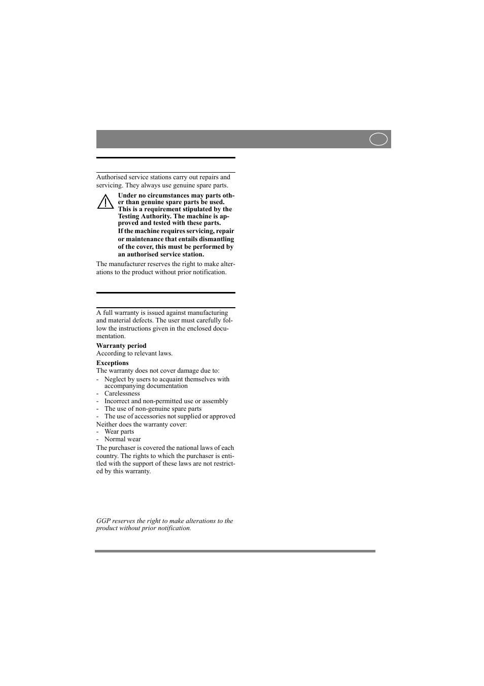 English, 8 service, 9 purchase terms | Stiga SILEX 82R2-H User Manual | Page 11 / 11