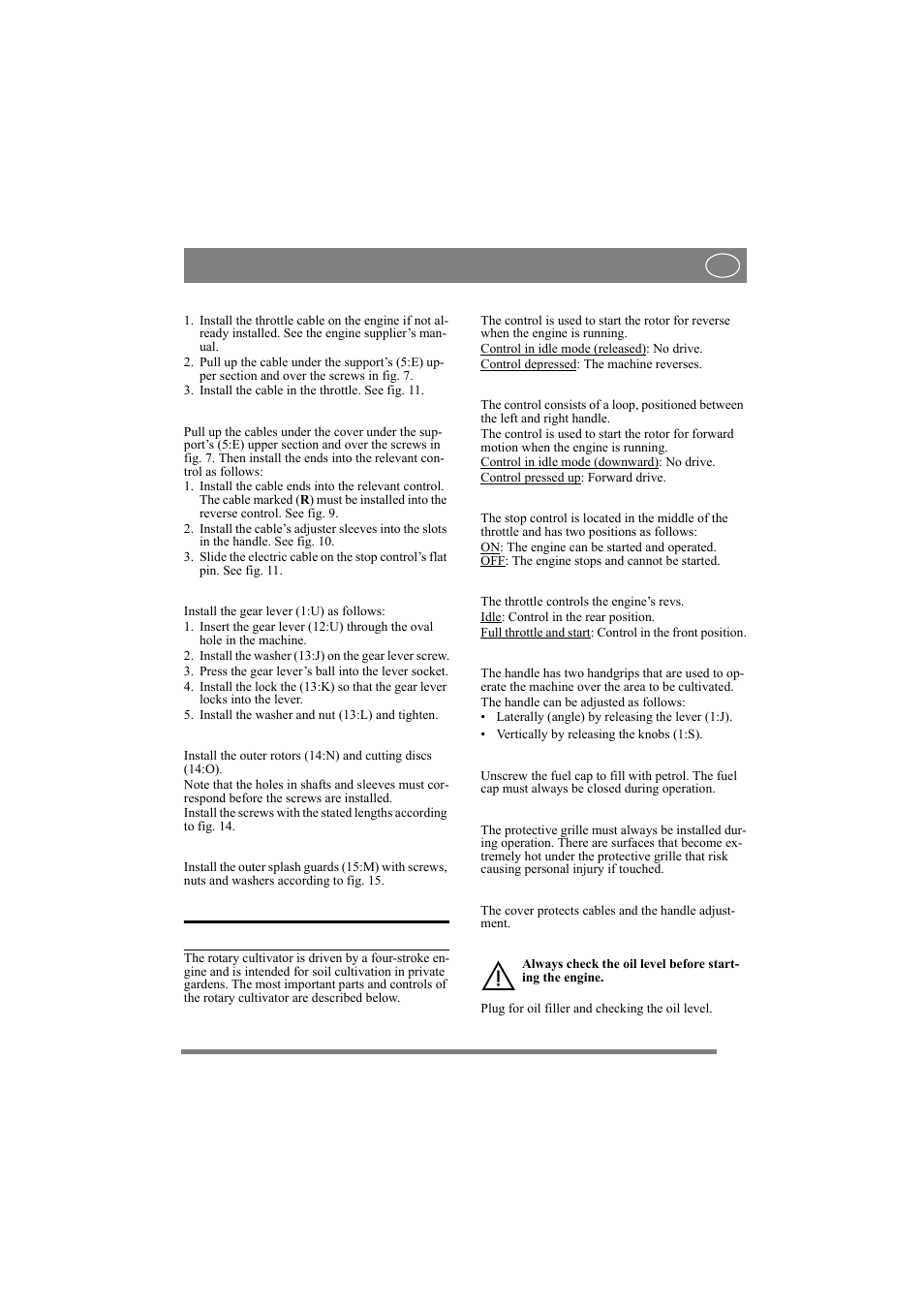 English, 4 description | Stiga SILEX 82R2-H User Manual | Page 7 / 11