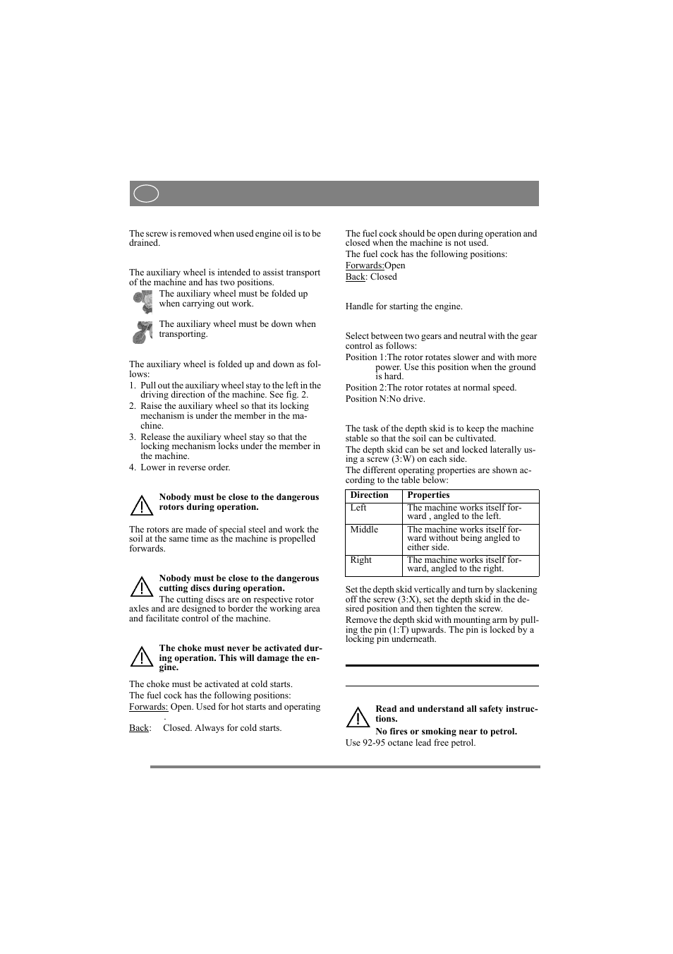 English, 5 operation | Stiga SILEX 82R2-H User Manual | Page 8 / 11