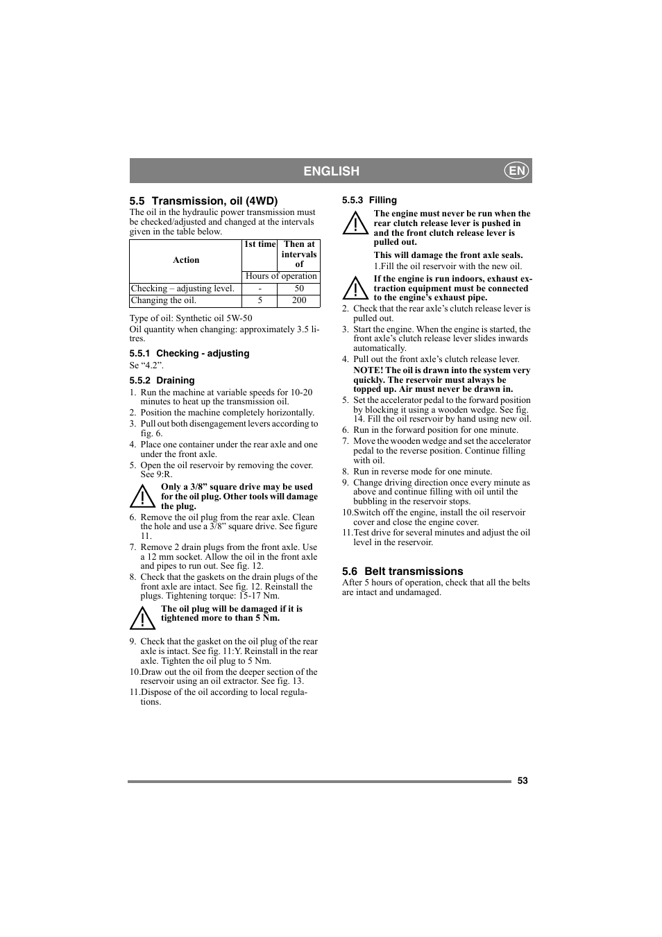 English | Stiga COMPACT 8211-0001-70 User Manual | Page 12 / 15