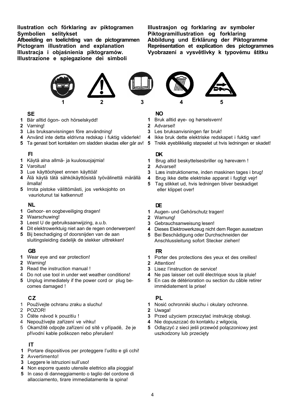 Stiga SH 54 User Manual | Page 5 / 10