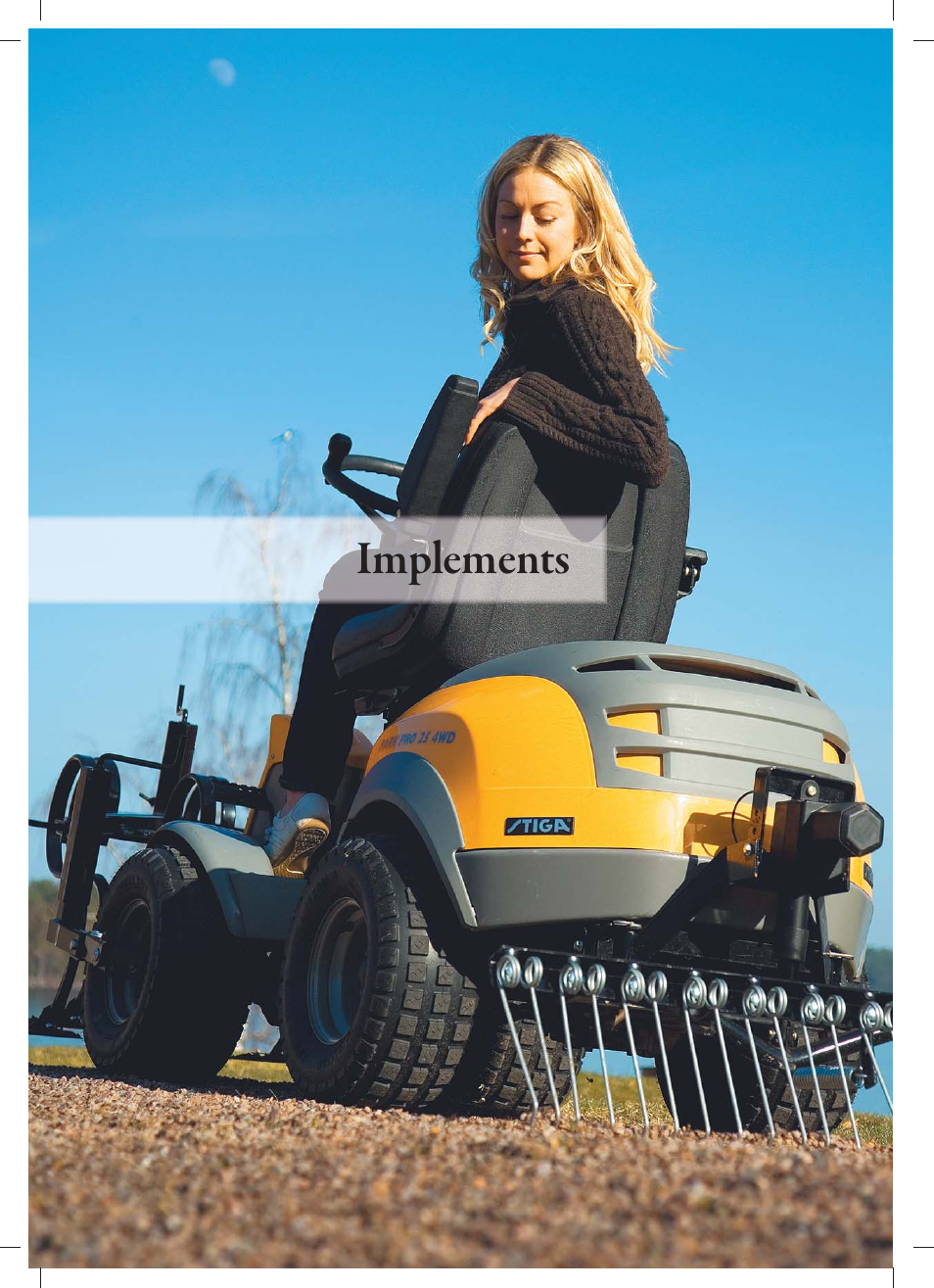 Implements | Stiga Garden Range Primo User Manual | Page 22 / 76