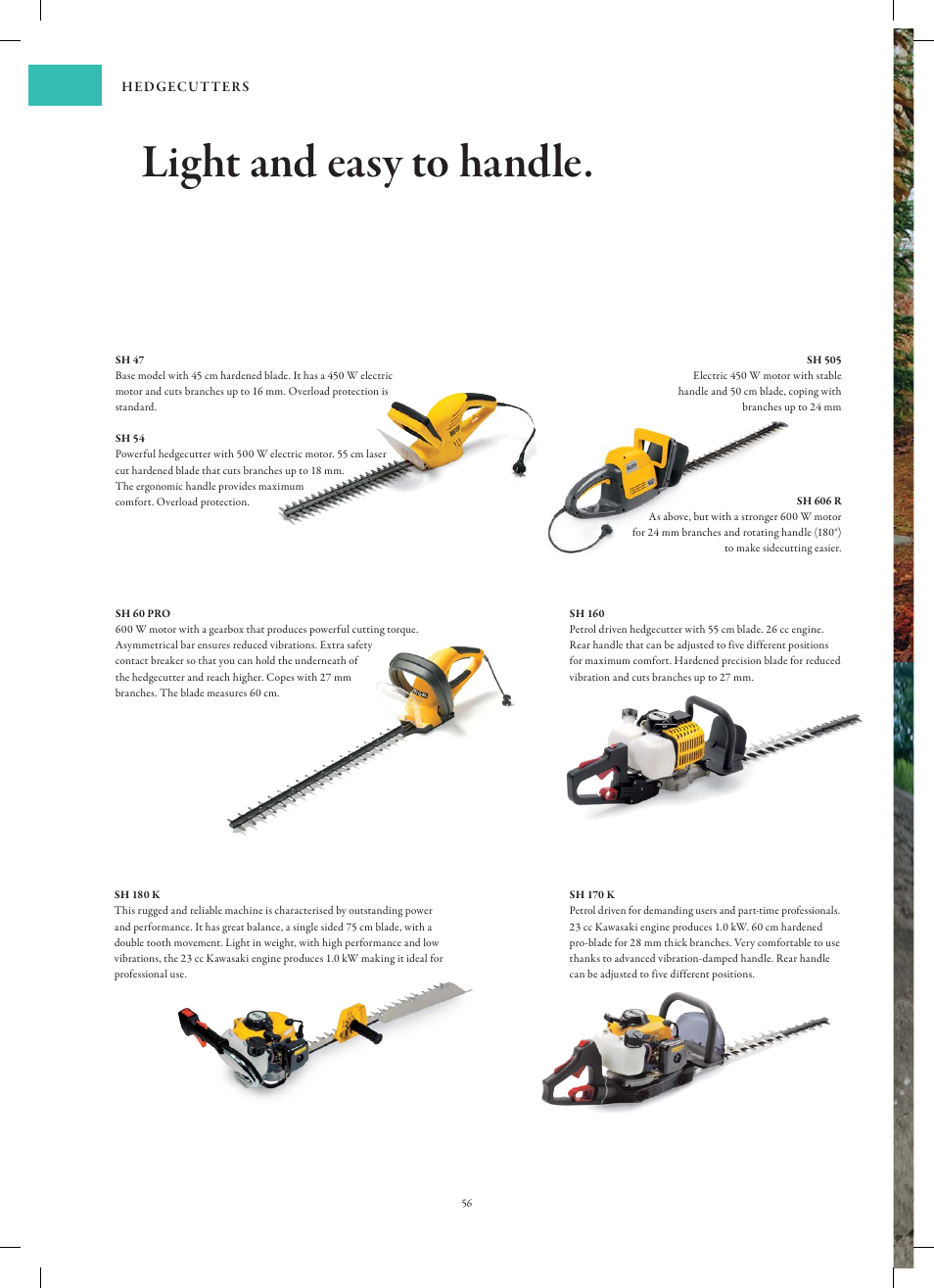 Light and easy to handle | Stiga Garden Range Primo User Manual | Page 56 / 76