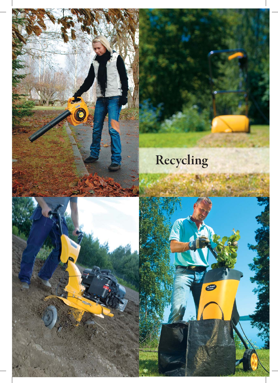 Recycling | Stiga Garden Range Primo User Manual | Page 57 / 76