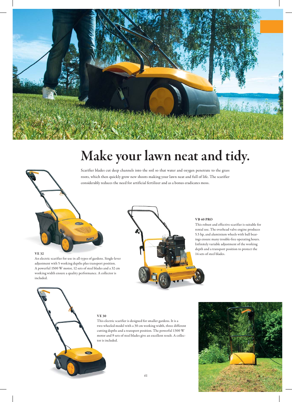 Make your lawn neat and tidy | Stiga Garden Range Primo User Manual | Page 61 / 76